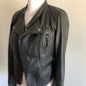 Leather Moto Jacket